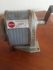 Vtg Apsco Giant 6 Hole Type III-A 3A Desk Wall Mount Pencil Sharpener Berol picture