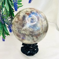 Large Rainbow Moonstone Sunstone Sphere Crystal Australian Seller picture
