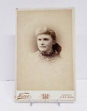 Cabinet Card Photo of a Young Woman Ada Besse W.M. Wires Lynn, MA picture