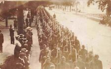 RPPC Newport News Virginia 1919 Soldiers Military Parade VA Real Photo Postcard picture