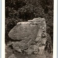 c1920s Anamosa Iowa Unknown Rock Formation Boulder Real Photo Snapshot Weiss C44 picture