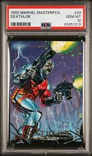 1992 Marvel Masterpieces #28 Deathlok PSA 10 picture