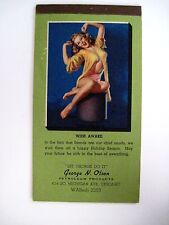 Vintage 1944 Pin-Up Day Planner for the Month Of January - Title 