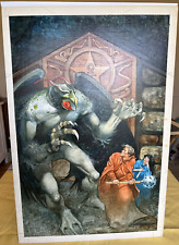 Original Cover Art Painting SwordQuest Quest for the Demon Gate Ace Fantasy AD&D picture