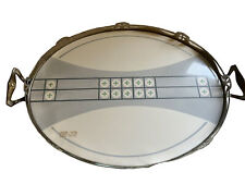 Art Nouveau WMF Modernism Ceramic And Metal Oval Tray picture