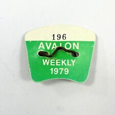 Avalon New Jersey Beach Tag 1979 weekly 196 picture