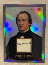 2023 PIECES OF THE PAST ANDREW JOHNSON DOCUMENT RELIC   picture