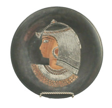 Vintage Cleopatra Copper and Silver Plate Signed by Artist Unusual Piece picture