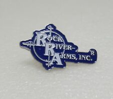Rock River Arms Incorporated Scope Target Pin  Silver Tone w Blue Enamel  picture