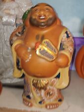 Kutani Hotei Laughing Chinese Buddha Porcelain Statue Figurine picture