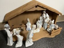 Lladro 4670-4680 Children's Nativity 11 pieces Mint Glossy No Boxes Creche picture