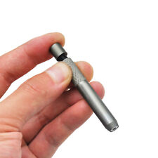 6X Washable Metal Small Pipe Mini Portable Push Spring Smoking Set picture