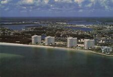 Marco Island FL Florida, South Seas Club Aerial View, Vintage Postcard picture