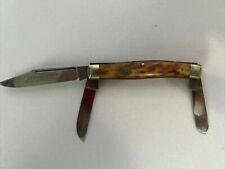 Vintage Buck Creek Indian Head 3 Blade, Hand Made Solingen, Germany, Unused picture
