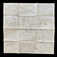 RARE WWII B-29 Superfortress USAAF 58th Bombardment Wing RESTRICTED Sendai Map picture