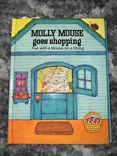 Molly Mouse Goes Shopping 1979 Antique Book RARE picture