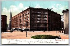 Vintage Postcard 1909 Yates Hotel Building Highway Road Syracuse New York N.Y. picture