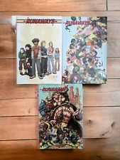 RUNAWAYS Deluxe Hardcovers Volumes 1 2 & 3 Brian K. Vaughan Marvel picture