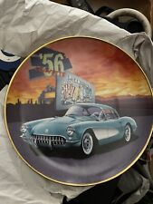 Franklin Mint Limited Edition ‘56 Chevy Corvette Collectors Plate picture