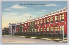 Postcard South Side High School Fort Wayne Indiana picture