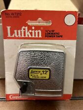 NICE Vintage Lufkin Lokmatic-W7212 Tape Measure 12 Ft. Foot MADE IN USA New Old picture