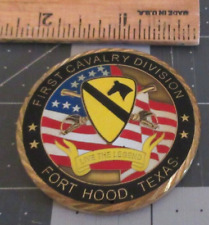 Army 1st Cavalry Division Commanding General First Team Challenge Coin picture