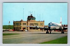 Warren OH-Ohio, Youngstown Municipal Airport, Antique Vintage Souvenir Postcard picture