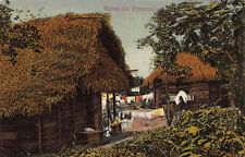 Native Huts, Panama, Early Postcard, Unused  picture