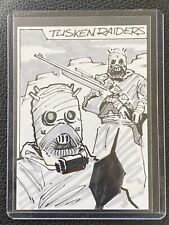 2009 STAR WARS TUSKIN RAIDERS SKETCH CARD CHICAGO LAND EXPO 1/1 picture