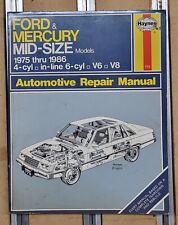 Haynes Ford & Mercury Mid Size Models 1975-1986 Owners Workshop Manual Book 773 picture