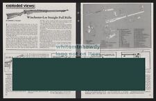 1982 WINCHESTER-LEE Straight Pull Rifle Schematic Parts List Assembly Article picture