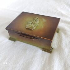 Ystad Brons Sweden / Old box with lid / Bronze / Vintage 1946 picture