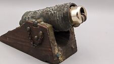 Vintage Spanish Lighter Military Canon Mortero Plaza Siglo XVI Cast Brass... picture