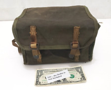 WW2 AAF Type E-2 Bombardiers Case - Canvass Bag with Top Flaps Springfield picture