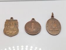 Lot Of 3 (Three) Old Round & Oval Buddha Prayer Tokens & Pendants Lot 1 picture