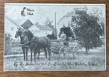 c.1900 WATKINS REMEDIES Advertising Postcard Horse Drawn Wagon Salem Oregon RPPC picture