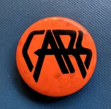 Vintage The Cars New Wave neon orange pin button badge picture