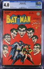 Batman #44 CGC VG 4.0 Jim Mooney/Charles Paris Cover Joker Cover DC Comics picture