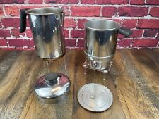 Vintage 1801 Revere Ware Coffee Percolator Copper Clad Stainless Steel picture