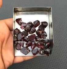 Outstanding Red Garnet 20 Piece Raw 12-16 MM Untreated Garnet Healing Crystal picture