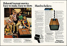 1978 Kids watching Polaroid Polavision movie system retro photo print ad S25 picture