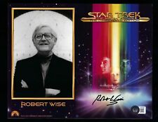 Robert Wise signed 8x10 photograph BAS Authenticated Director Star Trek picture