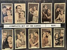WIX (A & M) - FILM FAVOURITES, 3RD - FULL SET OF 100 CARDS (Excellent Condition) picture