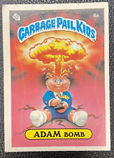 1985 TOPPS Garbage Pail Kids Series 1 Adam Bomb 8a Cheaters License Card XF picture