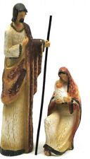 Resin Holy Family Home Garden Rustic Cabin Decor picture
