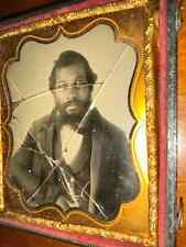 1850s Ambrotype African American Man Rare Photo 1800s picture