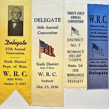 GAR Minnesota Convention Ribbons Grand Army Of The Republic Civil War Veterans picture