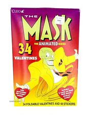 Vintage 1996 THE MASK Animated Series VALENTINES CARDS Kit 90s Collectible -READ picture