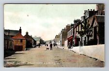 Drummore-Scotland, Main Street Looking South, Antique Vintage Souvenir Postcard picture