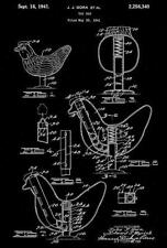 1941 - Toy Hen - J. J. Gora - Wyandotte Toys - All Metal Products Patent Magnet picture
